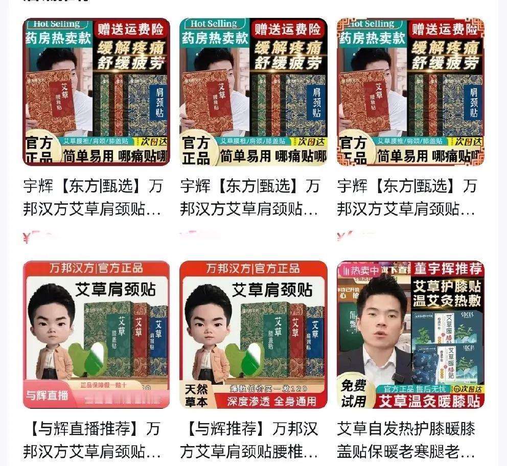 艾草贴大量用董宇辉切片卖货，王海先生，这不能怪董宇辉头上？

     王海也不