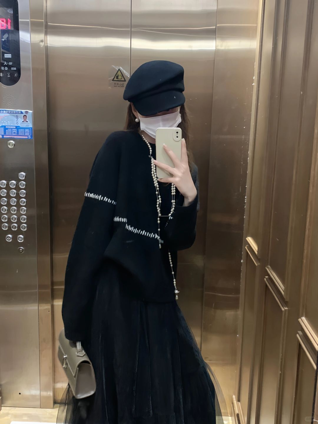 all black 优雅又不失少女感2.0