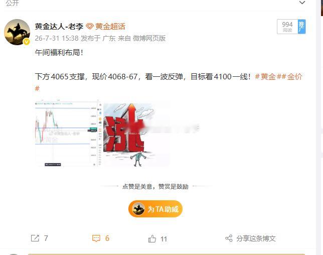4068多单反弹无力，才给到了4074一线，60点的空间，趋势转变打了超保本损，