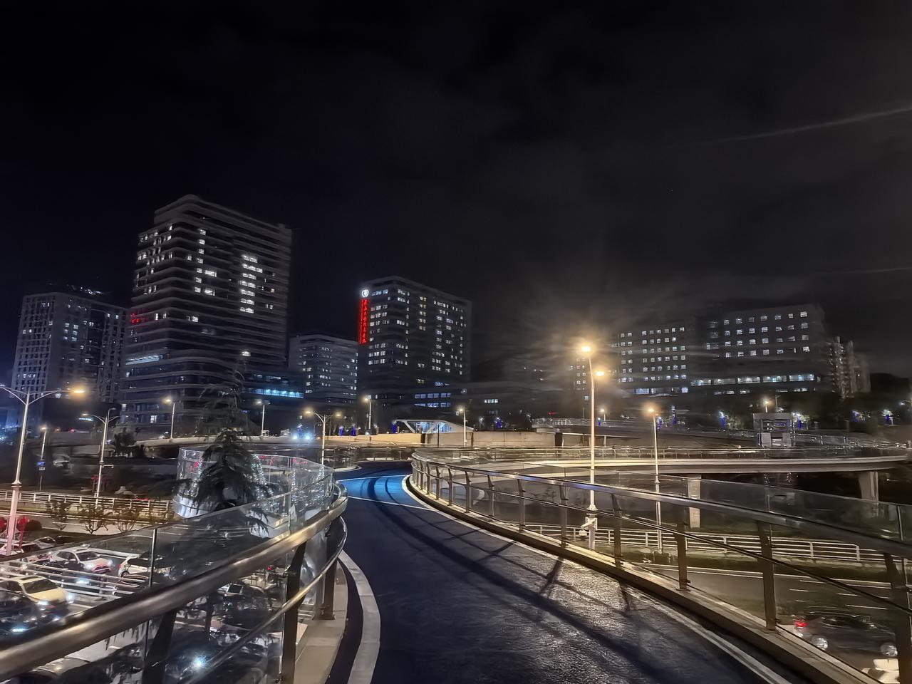 车水马龙之夜景很美