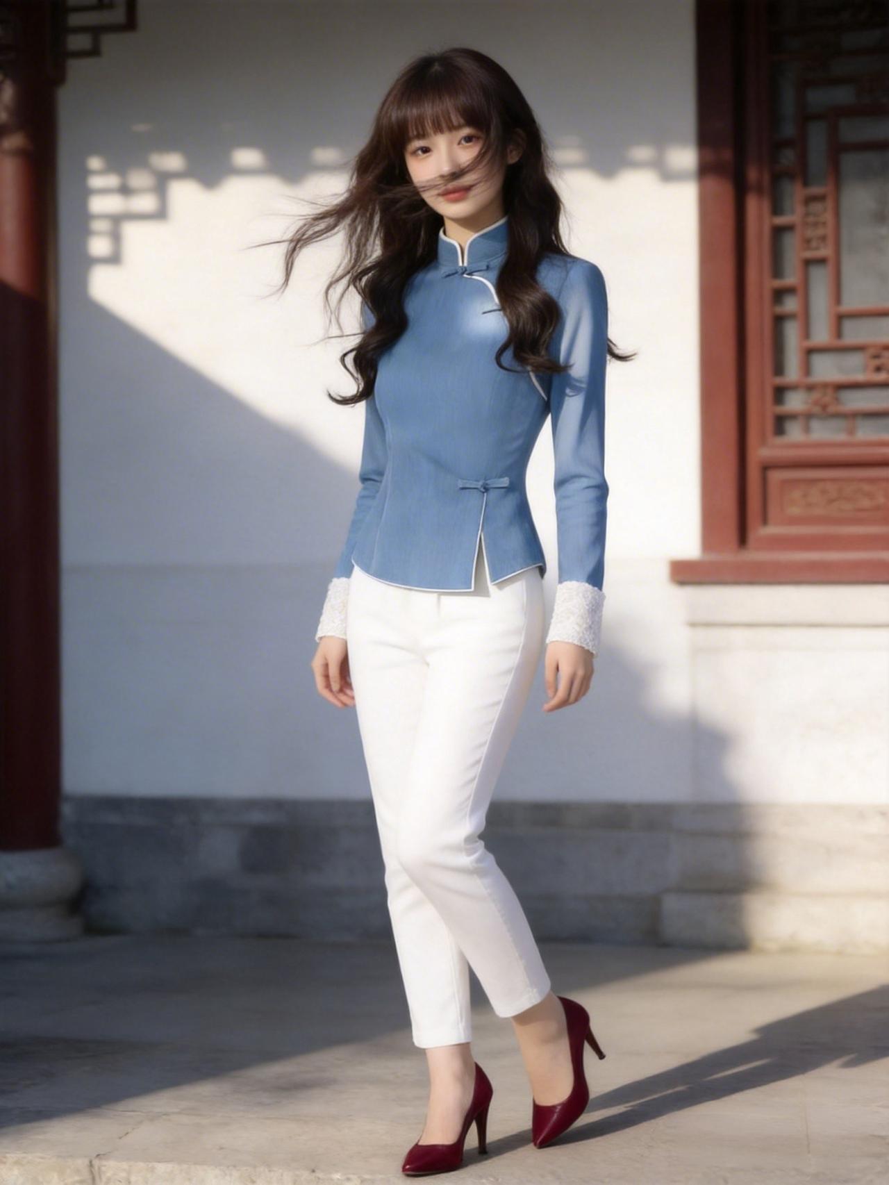 风把云揉成软糖，光落在窗沿不声张。日子就这样，不慌不忙，缓缓流淌。不必追赶远方，