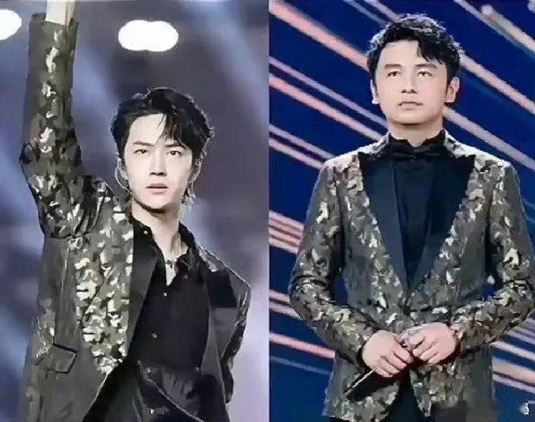 王一博雷佳音撞衫…客观看时尚的完成度还是靠脸[允悲] ​​​