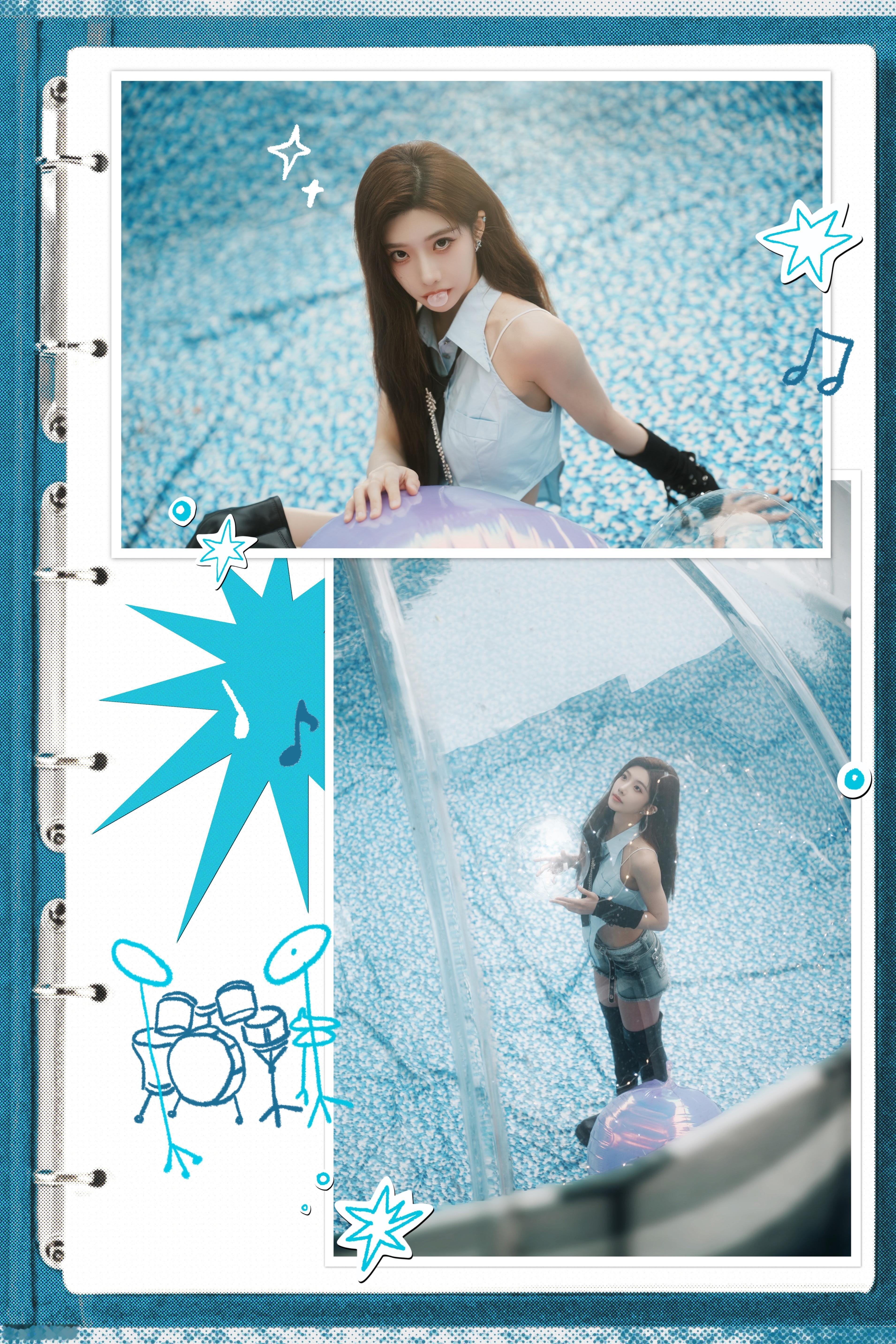 沈梦瑶泡泡岛夏日感拉满沈梦瑶泡泡岛音乐节出发图公开。从妆造到拍摄环境完全体现了夏