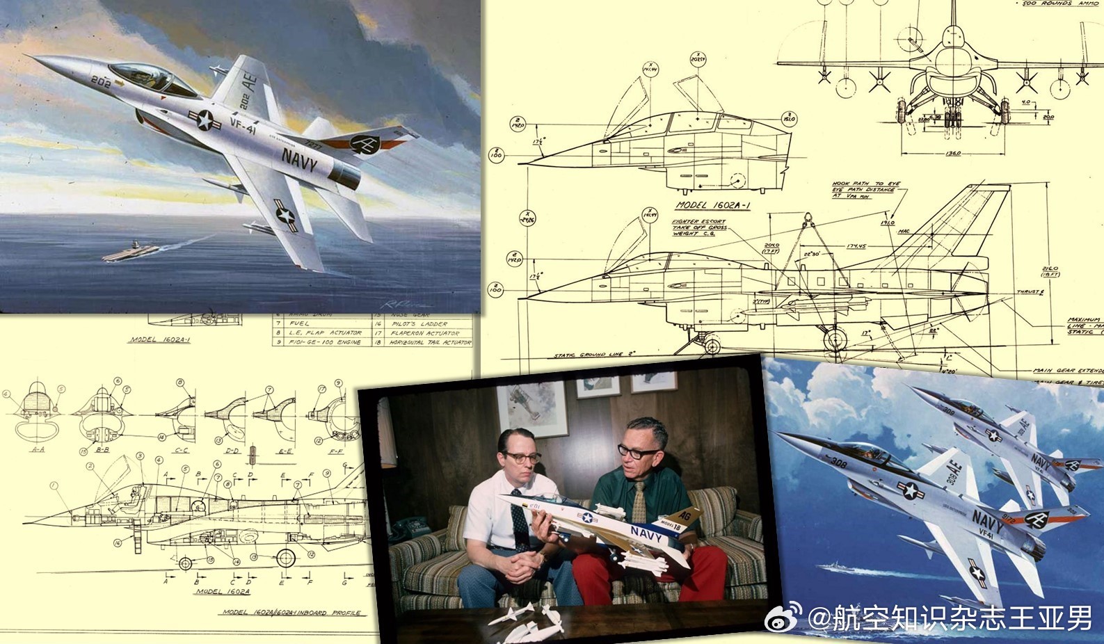 F-16曾经差一点成为美国海军舰载机。当年早在YF-16和YF-17还在竞标空军