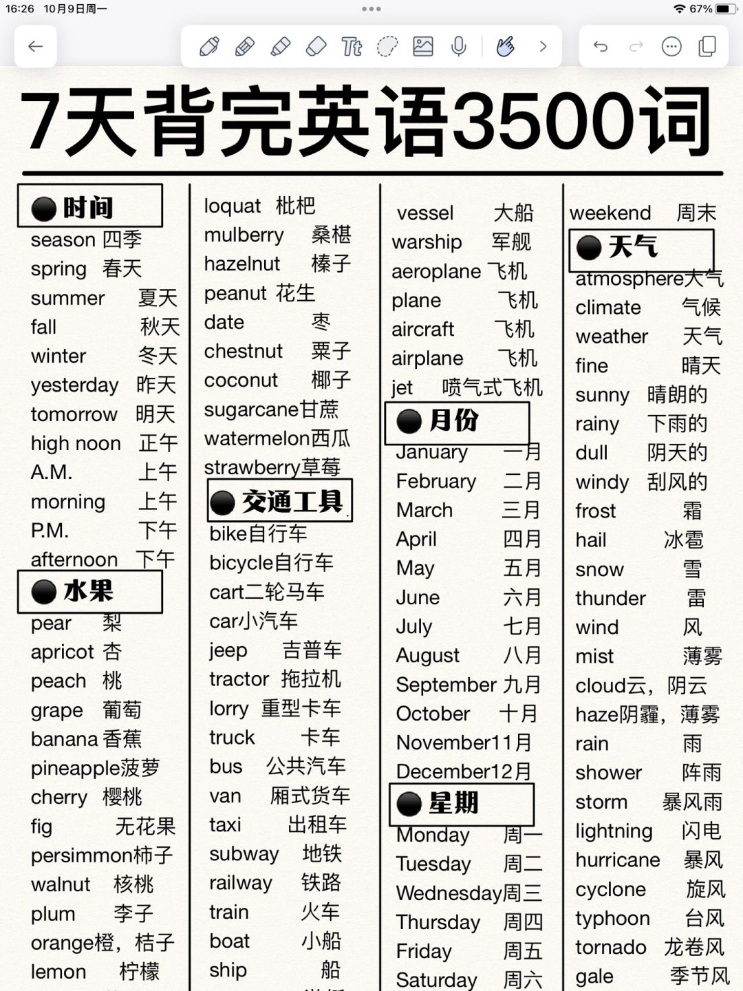 7天刷爆英语3500词！暴涨词汇量！狠狠提分！
