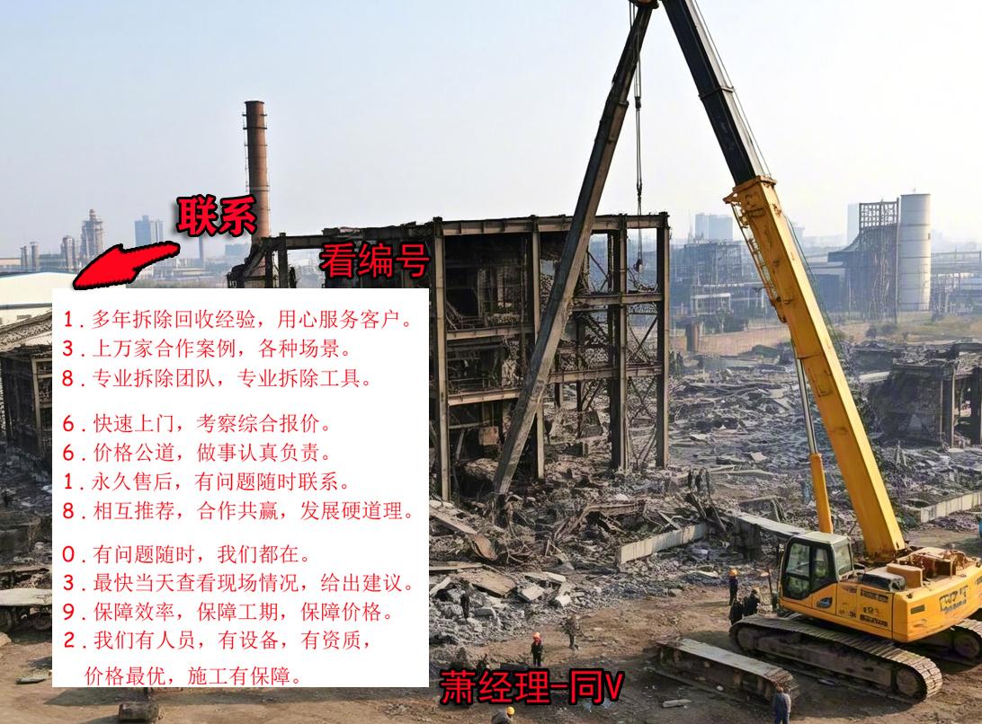 【文山三七加工厂与制药厂的废旧车间，拆除回收公司协同拆除施工队像拆普者黑荷，工厂