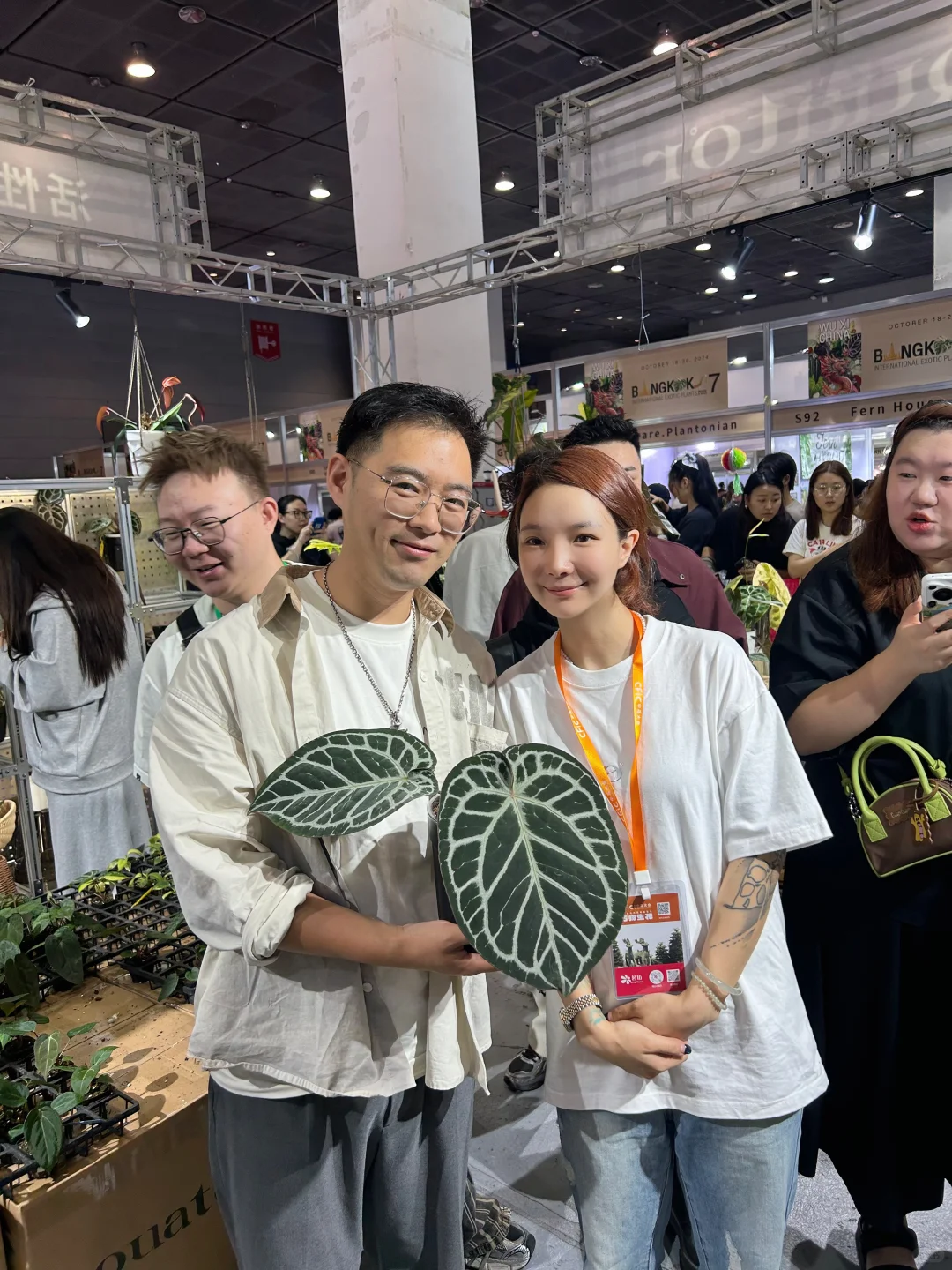 无锡热植展人从众，但我一眼发现了大胖水晶