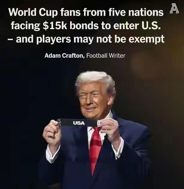 距离美加墨世界杯开赛不足三个月，特朗普竟把脏手伸向了绿茵场，吃相到底有多难看？面