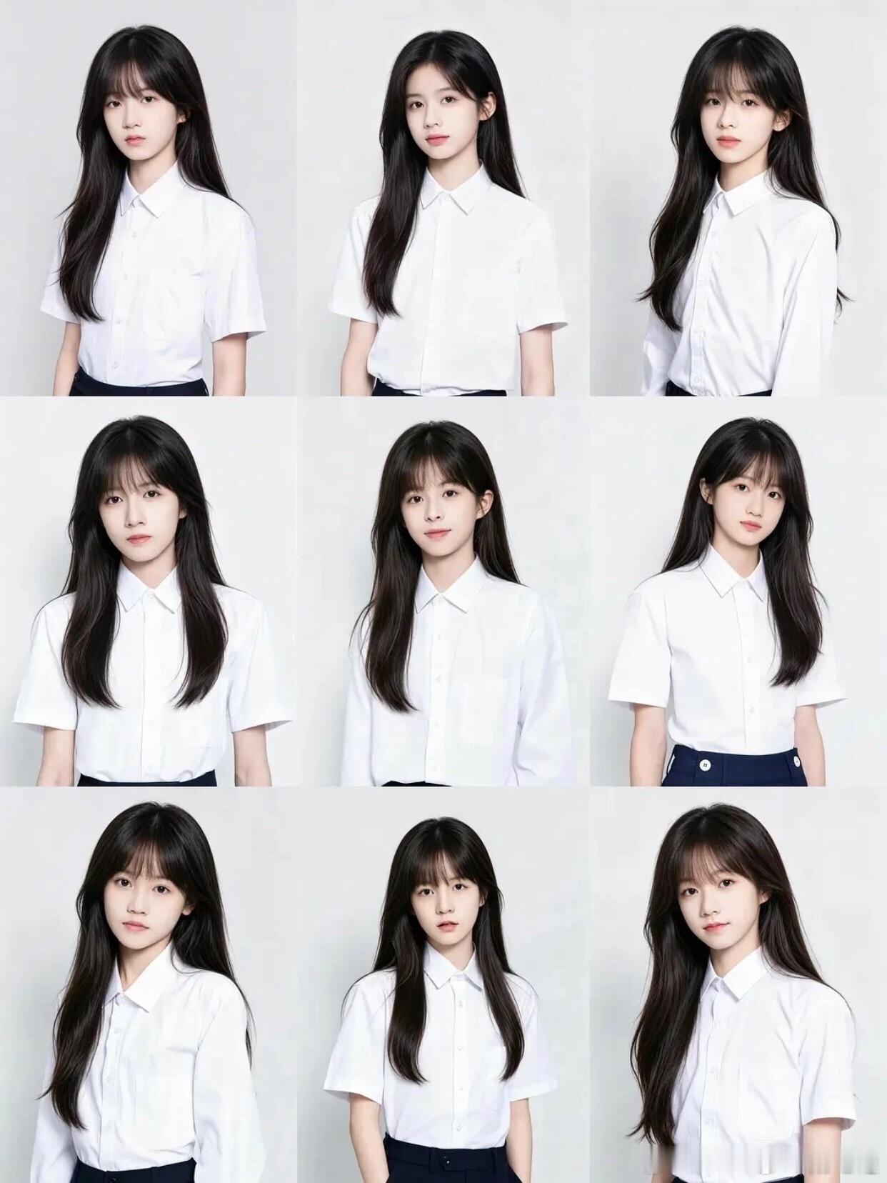 小五五全员ai女装照都好漂亮啊 你最喜欢谁性转之后的样子？[doge] ​​​