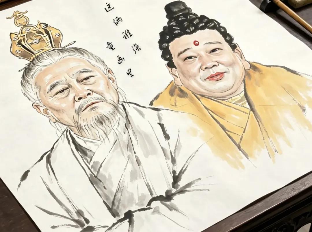《旗鼓可相当》本山德纲
菩提老根大舞台，释迦钢尼社中来；
强中自有强中手，大材背