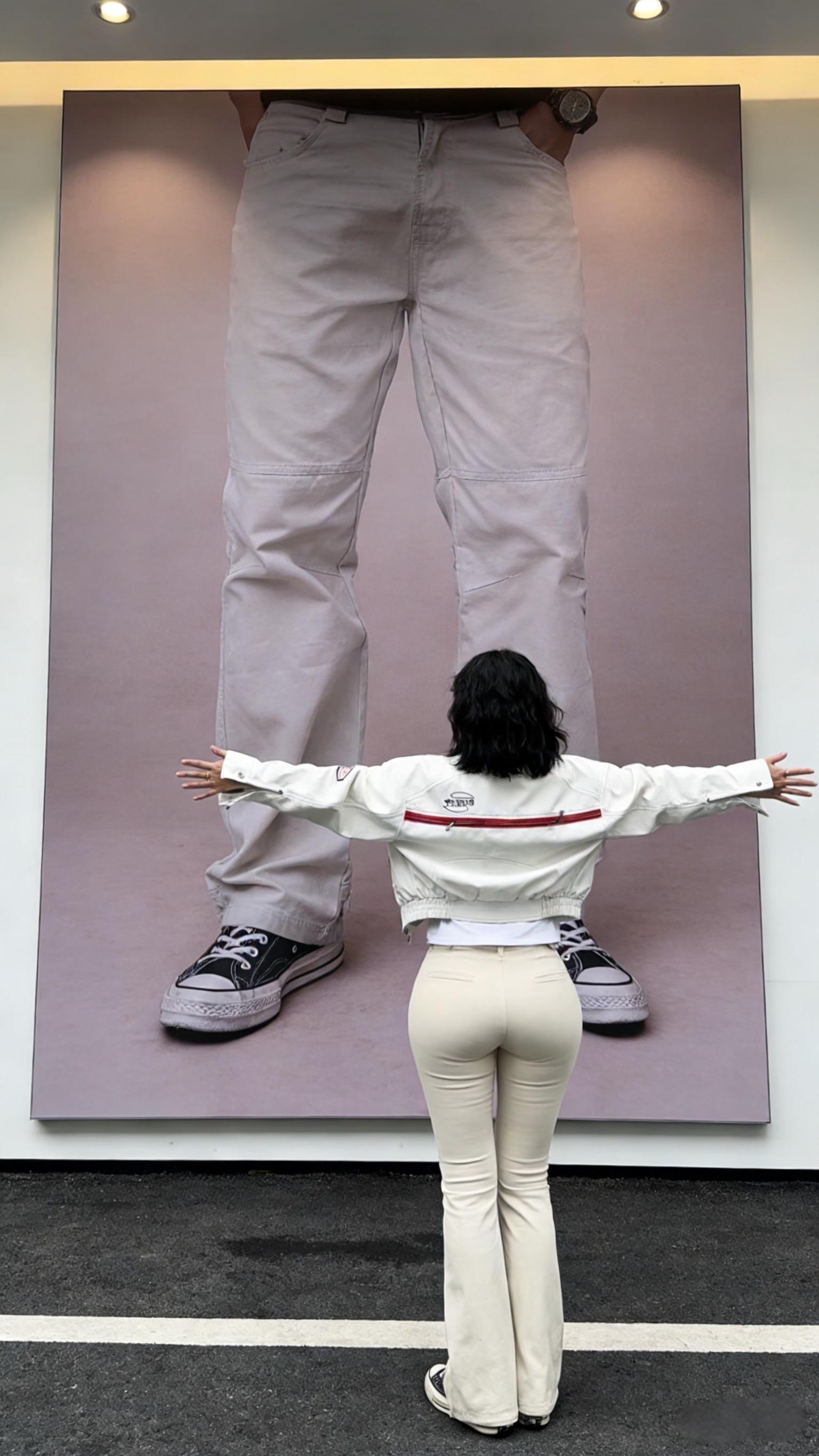 弯刀立裁拼接工装裤四季机能风可调节直筒裤简约透气休闲长裤