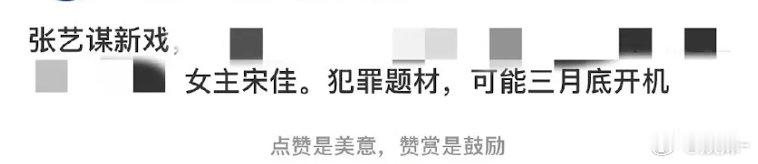 张艺谋新电影，国安题材，又是姚晨又是宋佳，一会儿双男主一会双女主，老皮奶编料能不