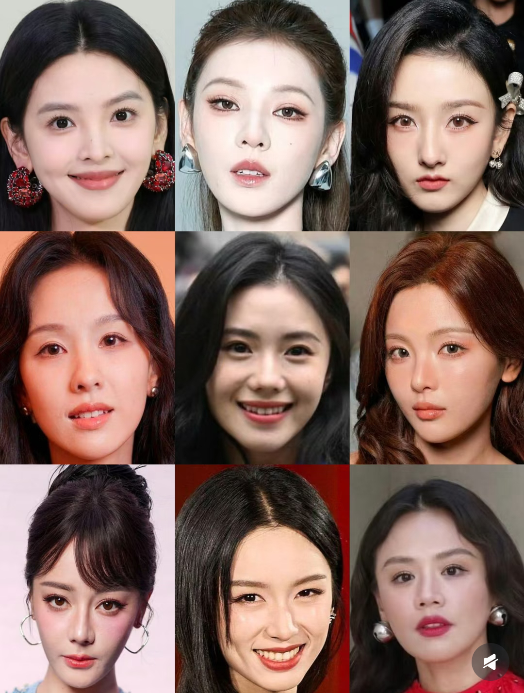 中国女星出席巴黎时装周G社怼脸生图周迅、宋佳、刘诗诗、迪丽热巴、古力娜扎、钟楚曦