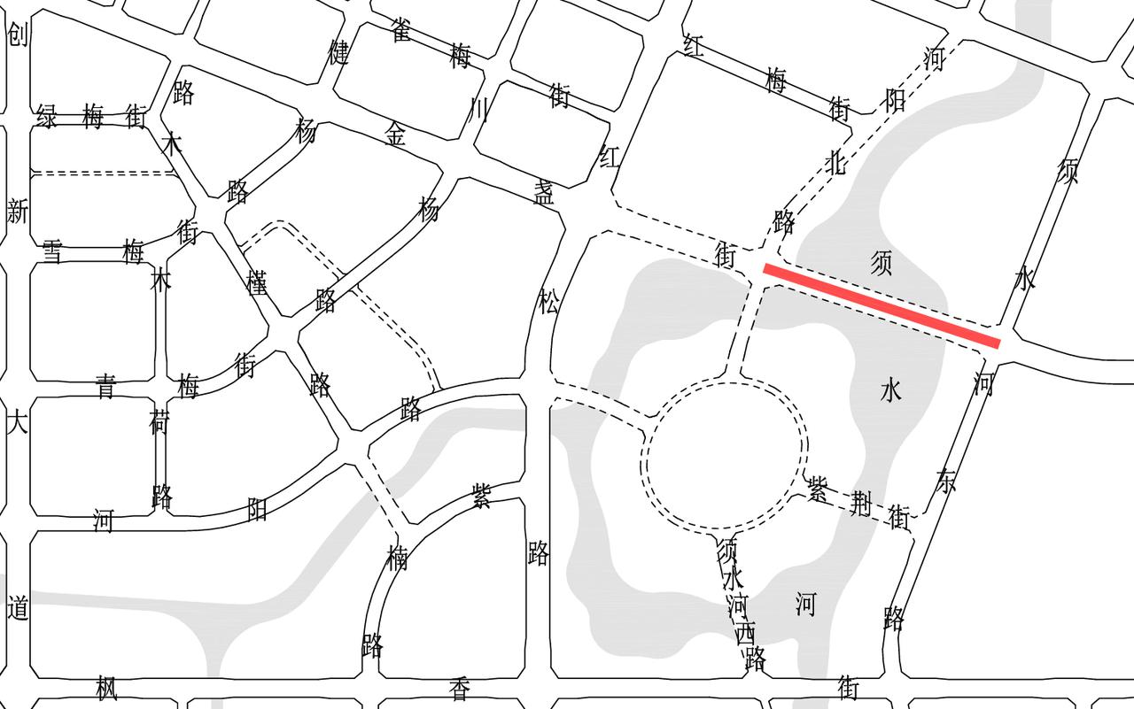 郑州高新区跨天德湖大桥设计方案公示！
从官网了解到，郑州高新区金盏街跨须水河桥道