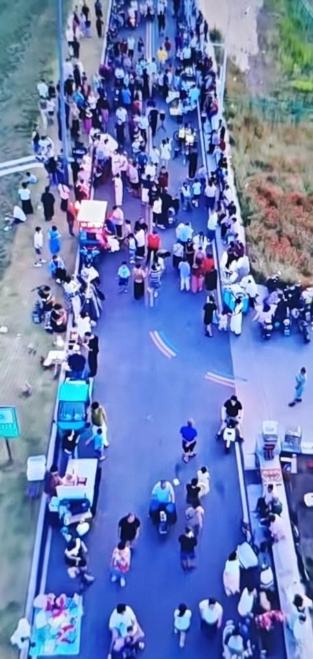 即墨区北安街道宋化泉水库被即墨钟先生事件带火了，现在成了网红打卡地，热度一直不减