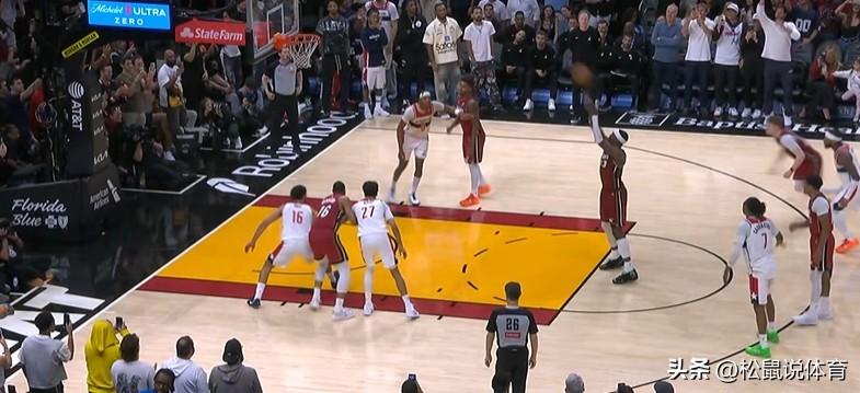 太丑陋了，热火150-126大胜奇才，这场比赛阿德巴约为了破纪录直接来了犯规战术