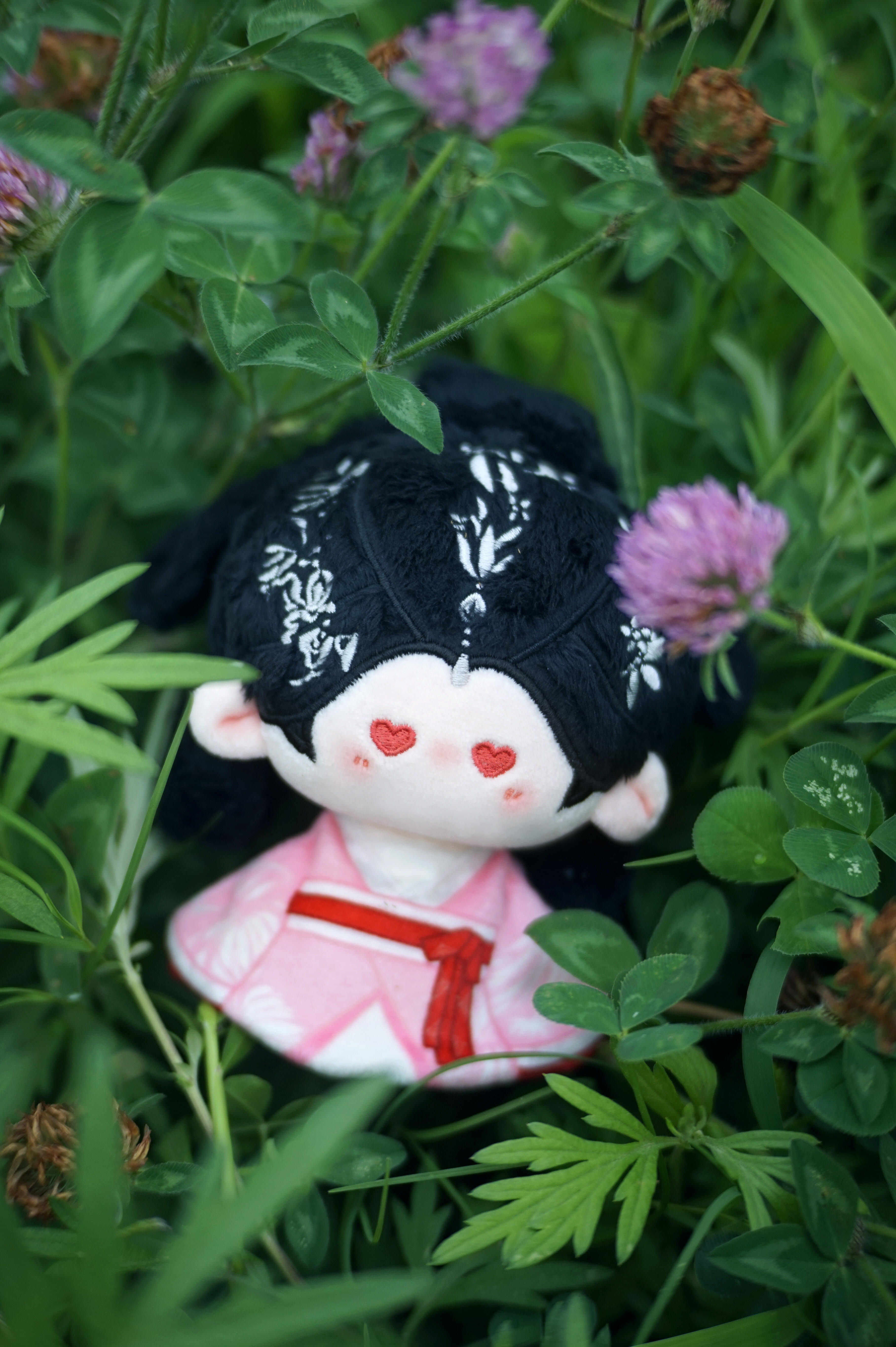沈汐和娃娃好可爱 