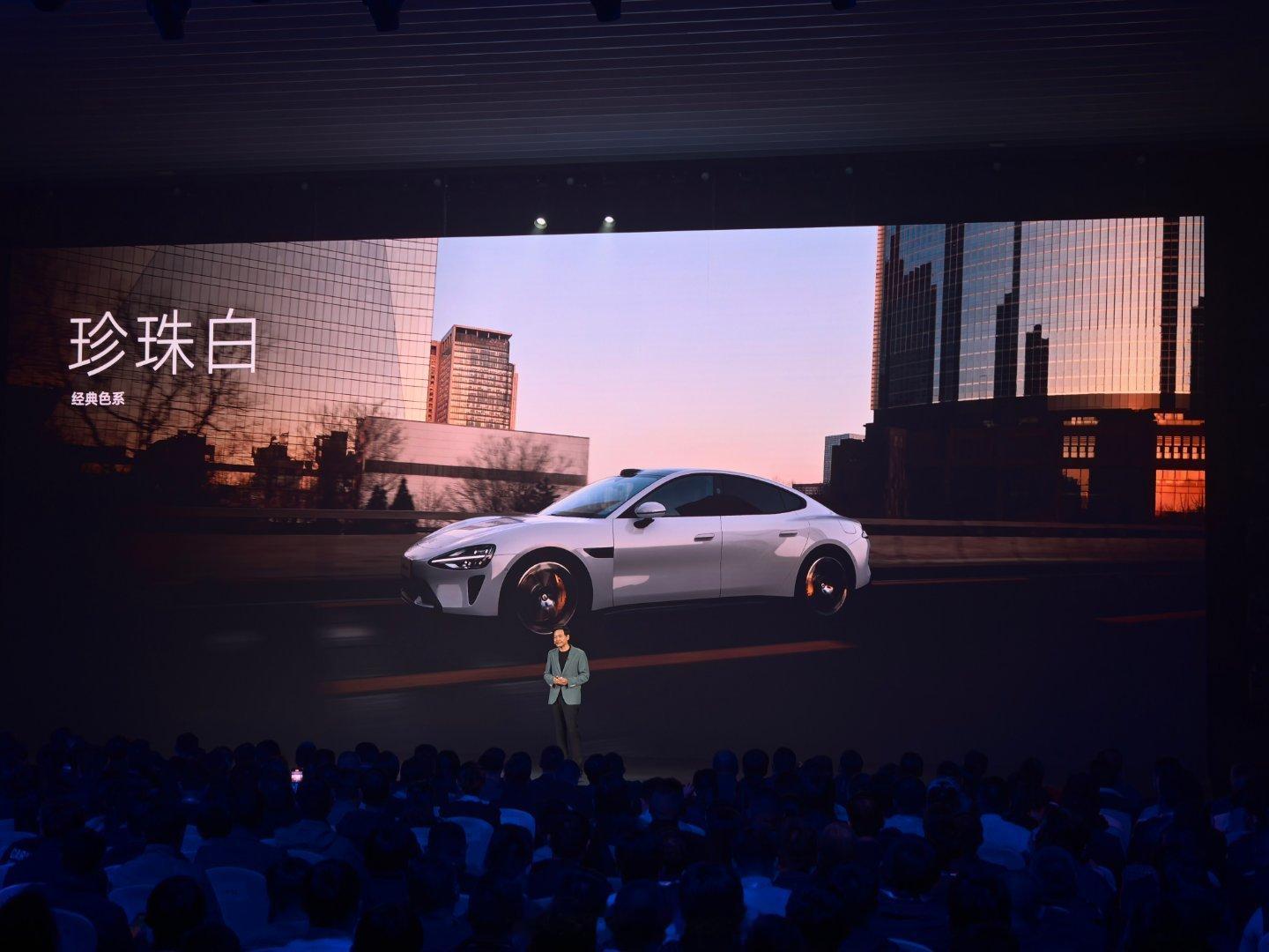 #小米SU7# 珍珠白好看诶… ​​​