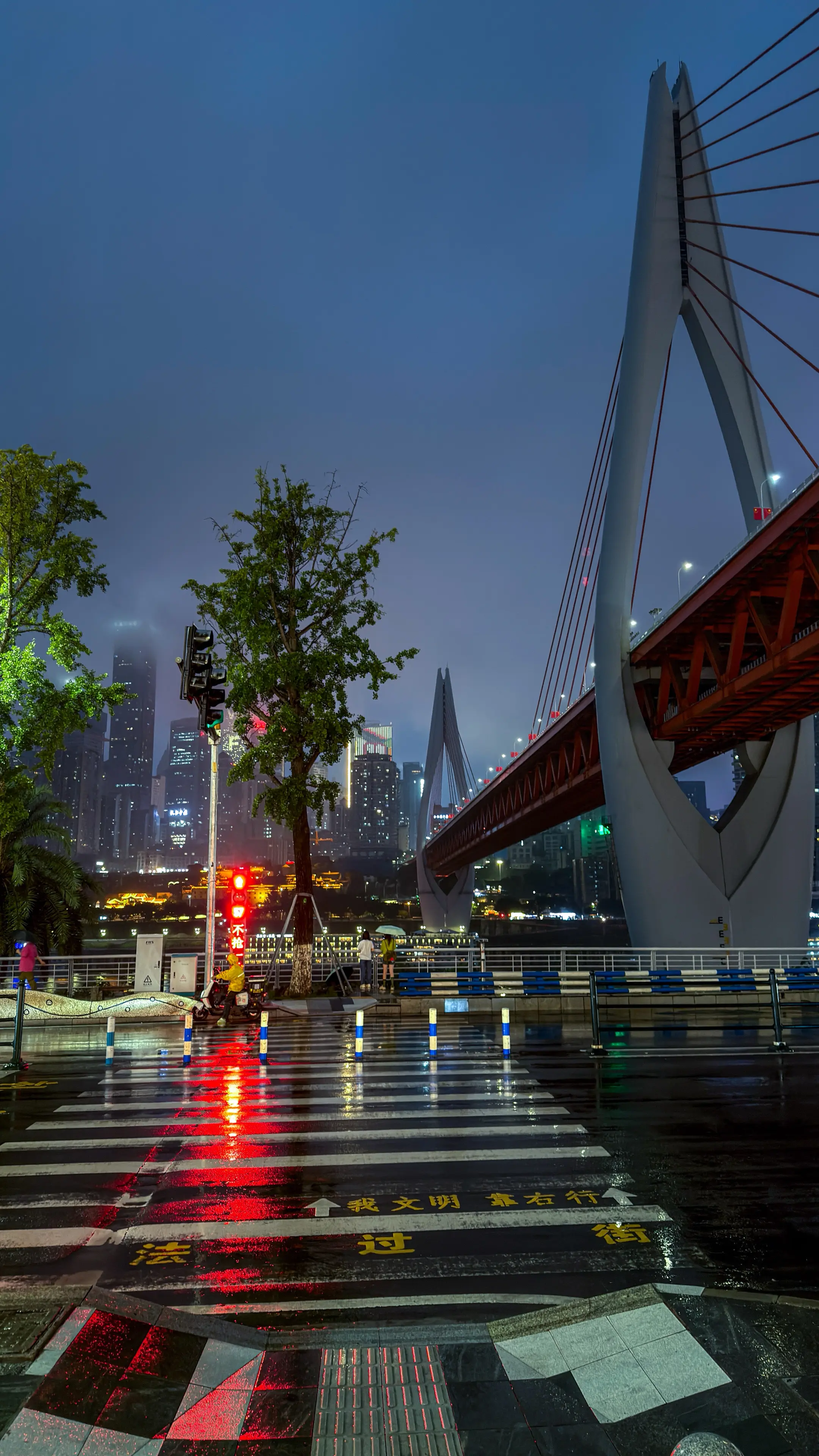 如果能和你在南滨路散步 那么下雨也是好天气