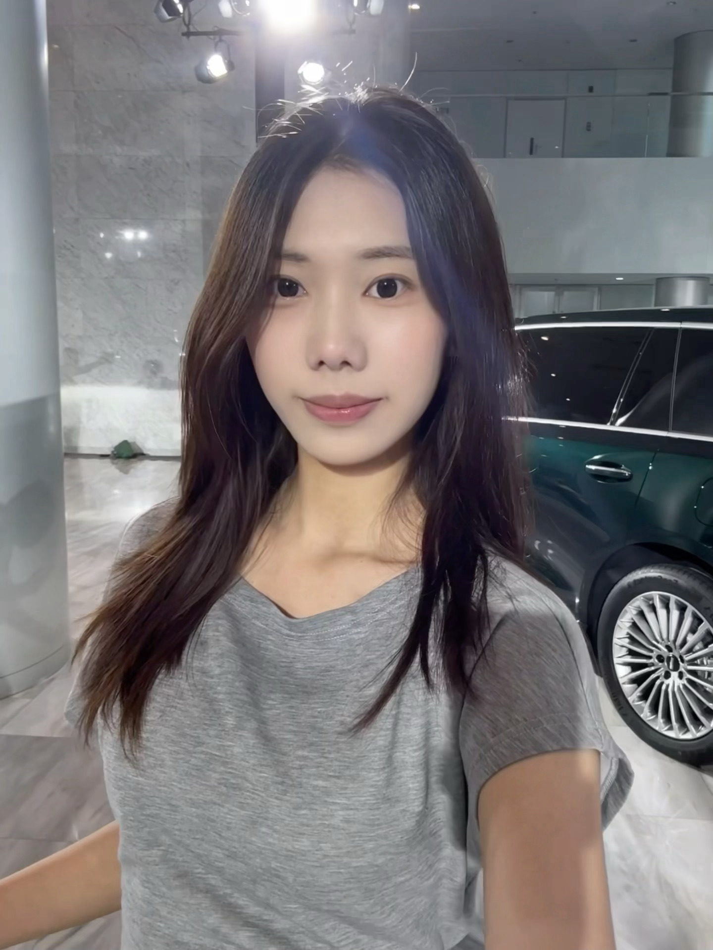 喜欢自己的淡妆