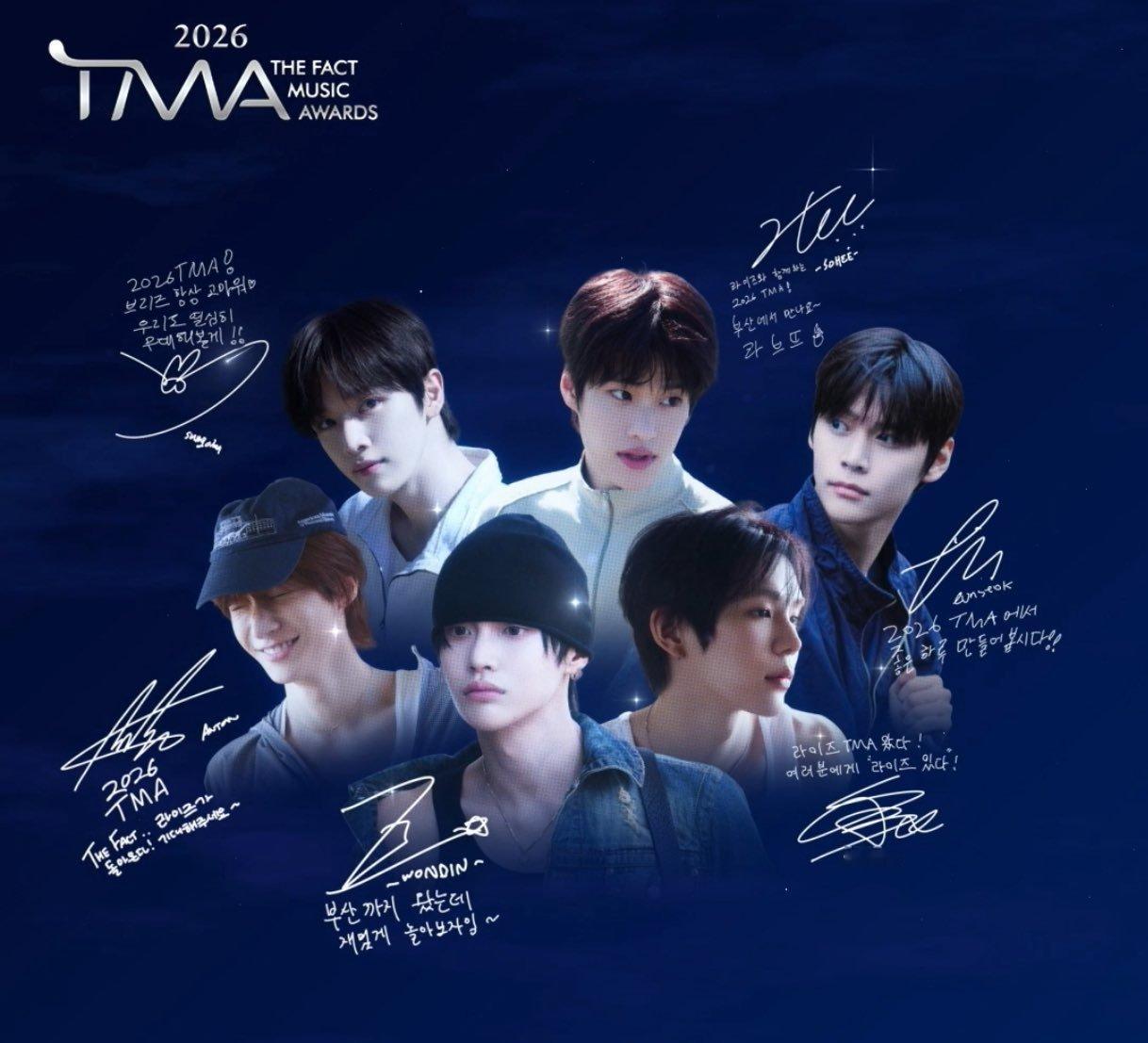 260919 TMA sohee签名和RIIZE一起的2026 TMA！在釜山见