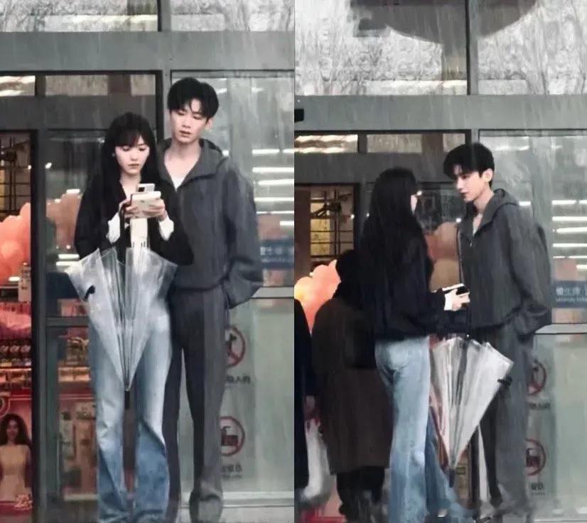 #桑延温以凡合体了#《难哄》市门口名场面来了，白敬亭刚从年代剧《南来北往》里出来