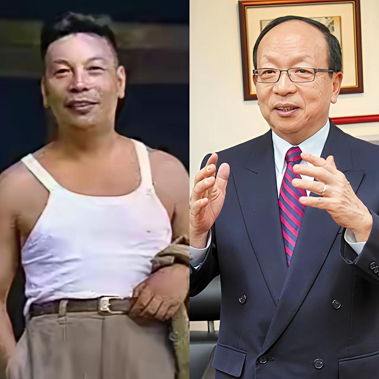 不少的人已经发现也进行过比对，那个蒋孝严的身材简直与蒋经国晚年那种矮胖的身材简直