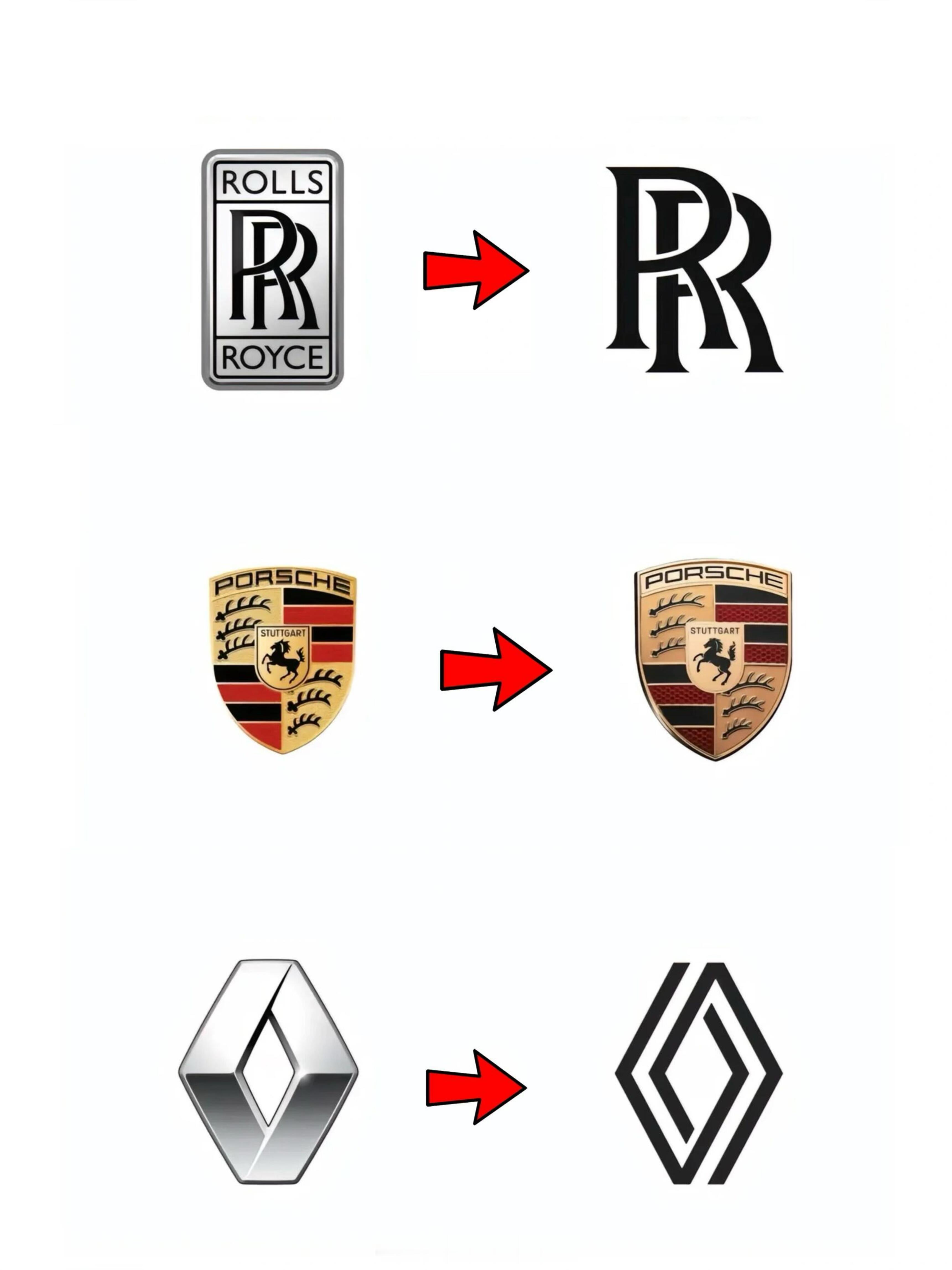 这些年不知不觉中很多汽车品牌的logo都更新了哪个牌子的改动最好看？ 