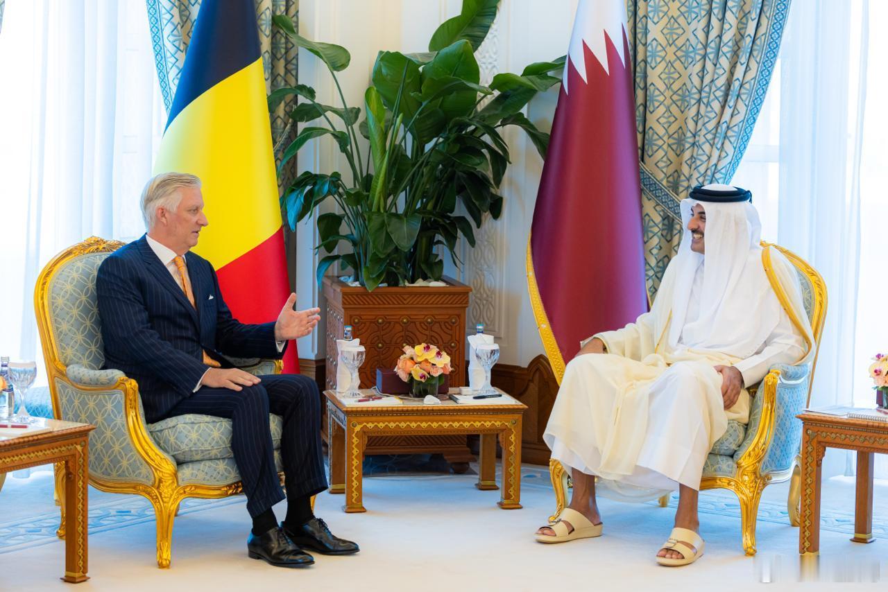 比利时王室 🇧🇪卡塔尔王室 🇶🇦11月3日，菲利普国王在卡塔尔多哈出席第
