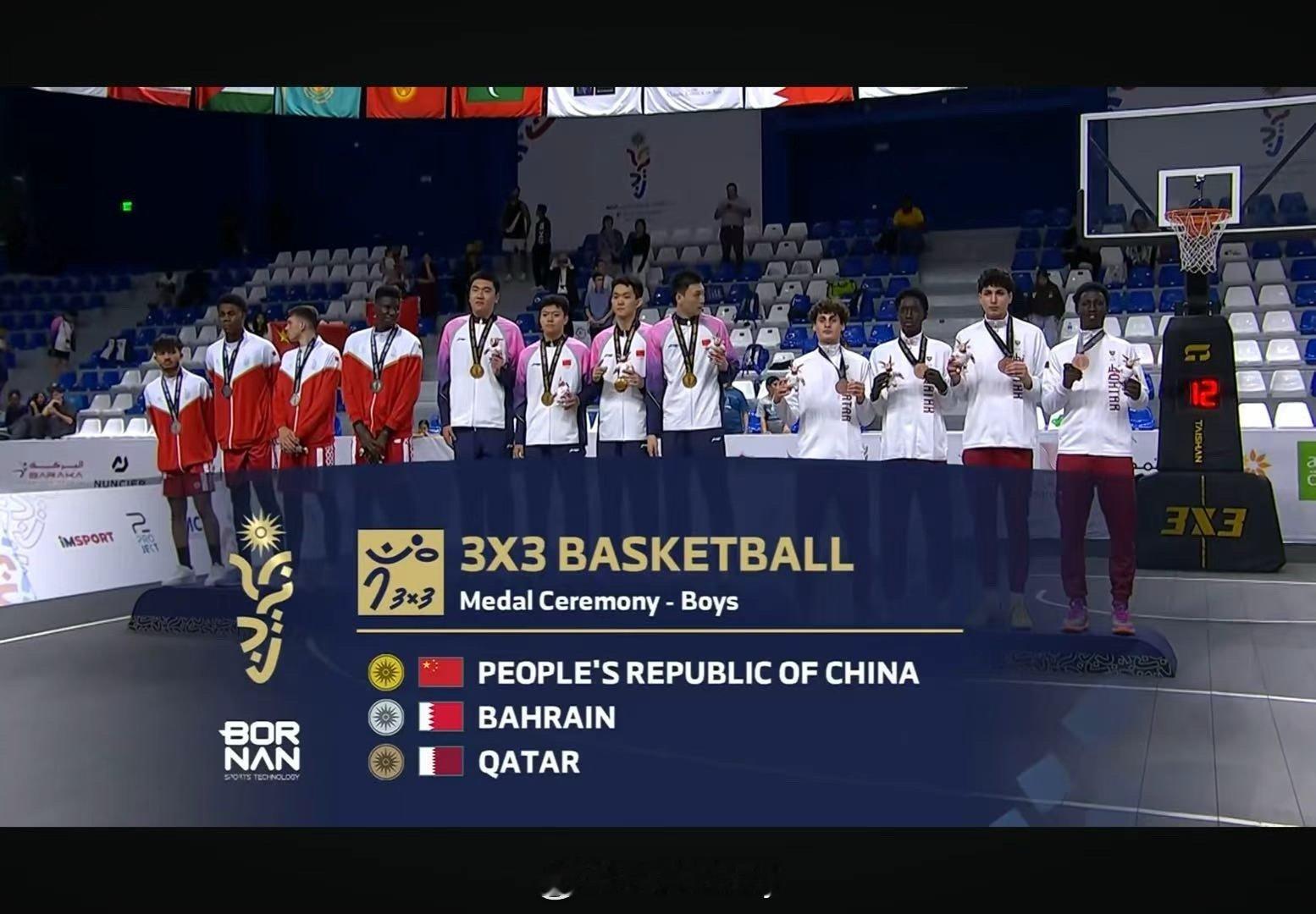 凌晨结束的亚洲青年运动会三人篮球男子组决赛，佟雨铮、姚盛彬、徐子齐和左雨轩组成的