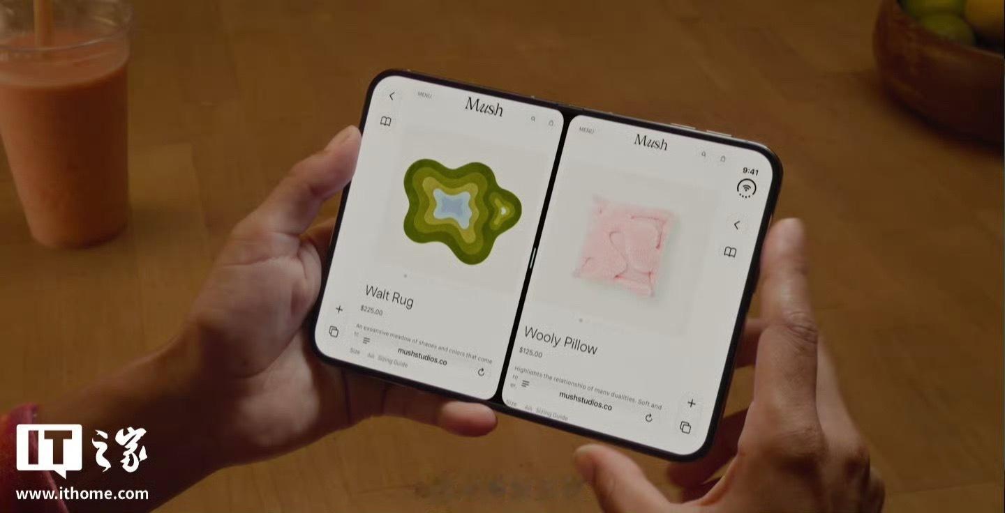 iPhoneDuo分屏不可调整比例这款折叠iPhone的并排窗口固定为对半平分，