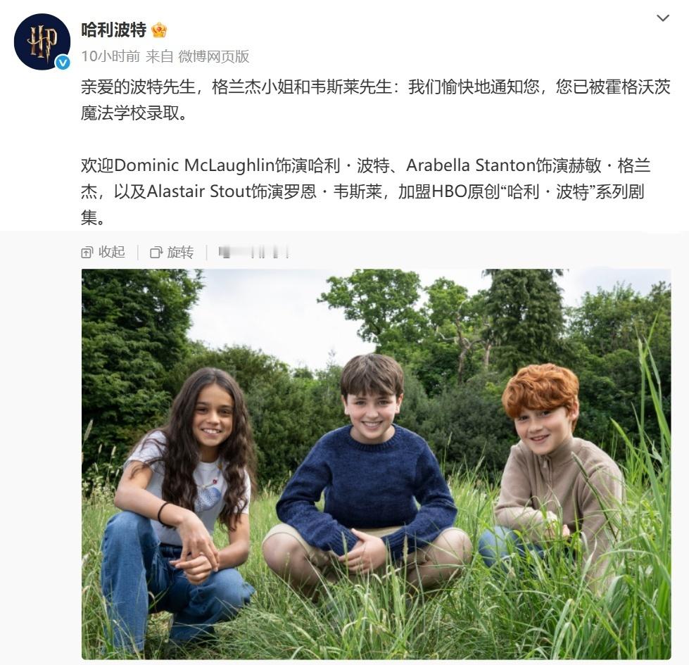 哈利波特要出新剧了，作为资深哈迷我是很高兴的，但是选角一看就是匹配这几年大环境所