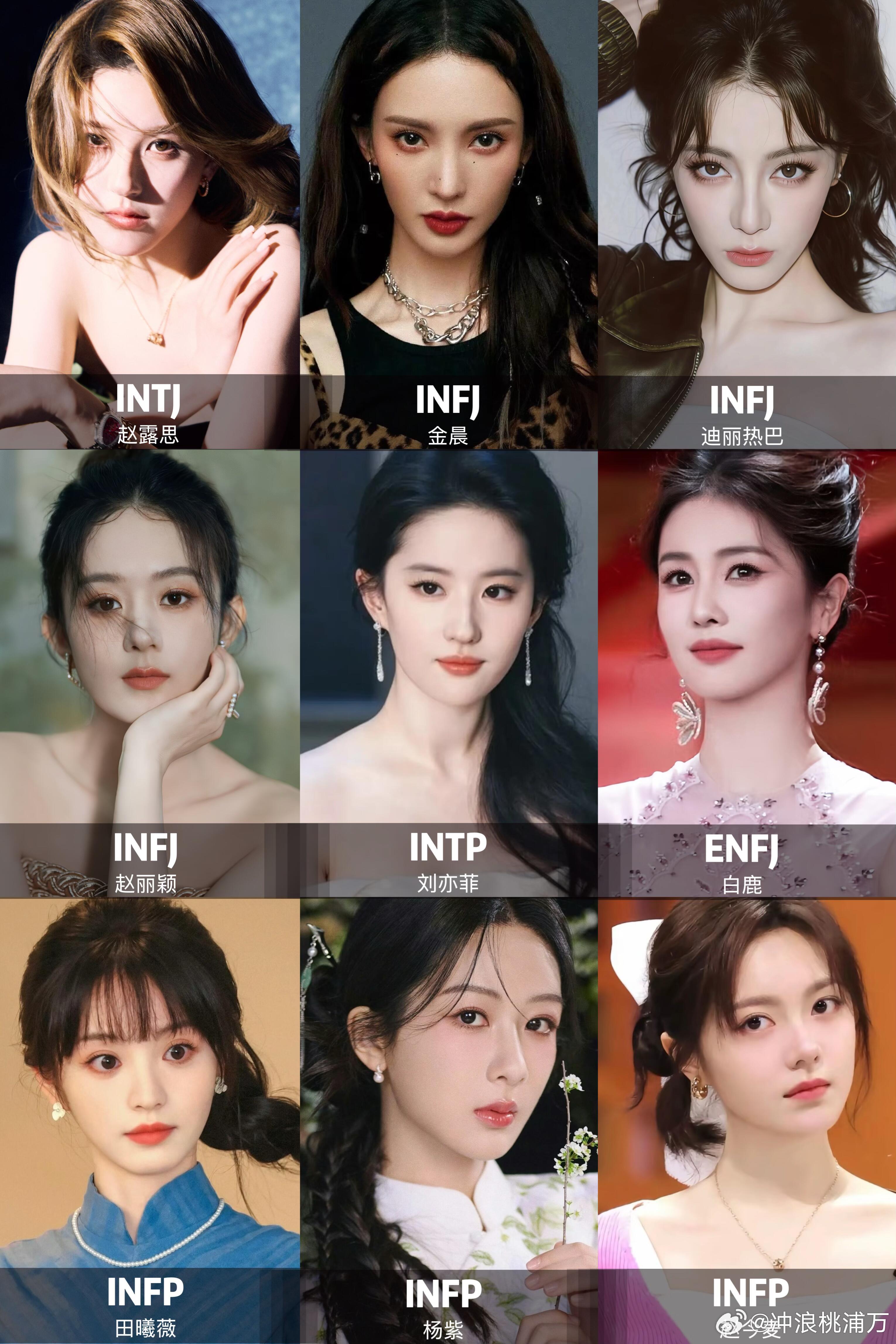 2026内娱顶流们的MBTI👩🏻🎤P人占半壁江山 