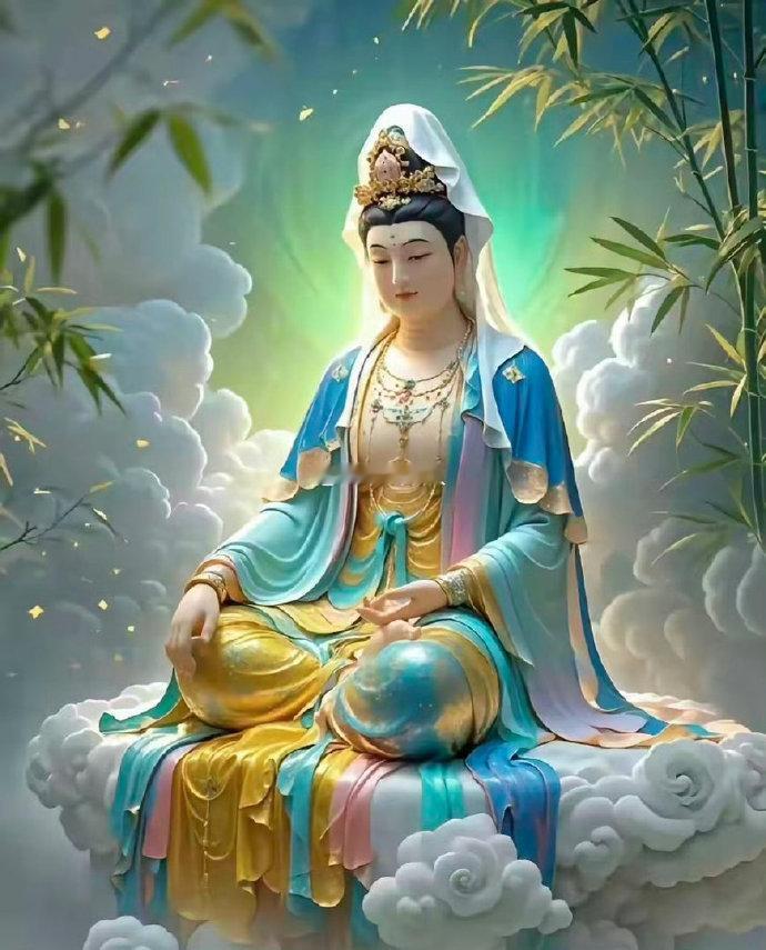 千万不要轻易错过菩萨的善意遇见菩萨诚心许愿，平安顺遂心怀善念，好好生活，好好努力