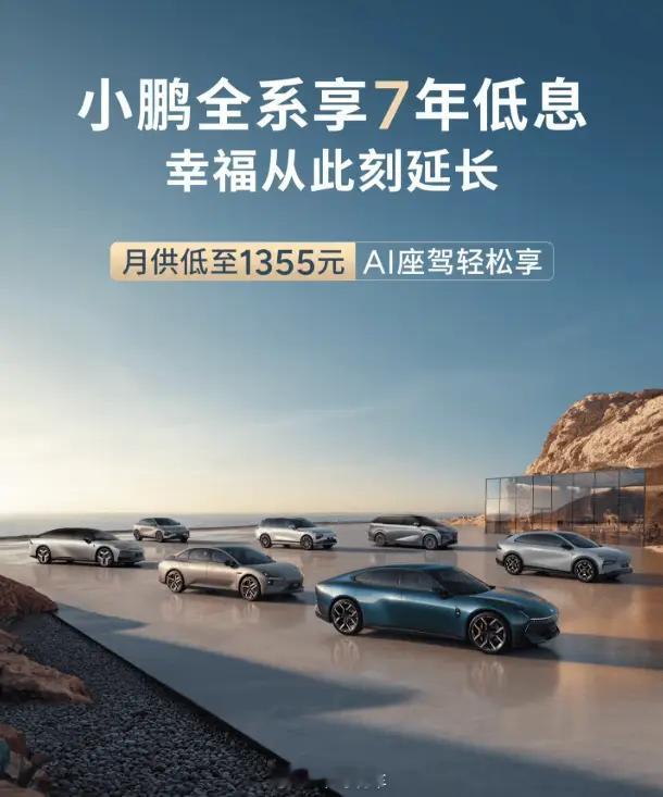 官网看了下，贷15万利息一万五左右，相比之下还是特斯拉要更低点小鹏