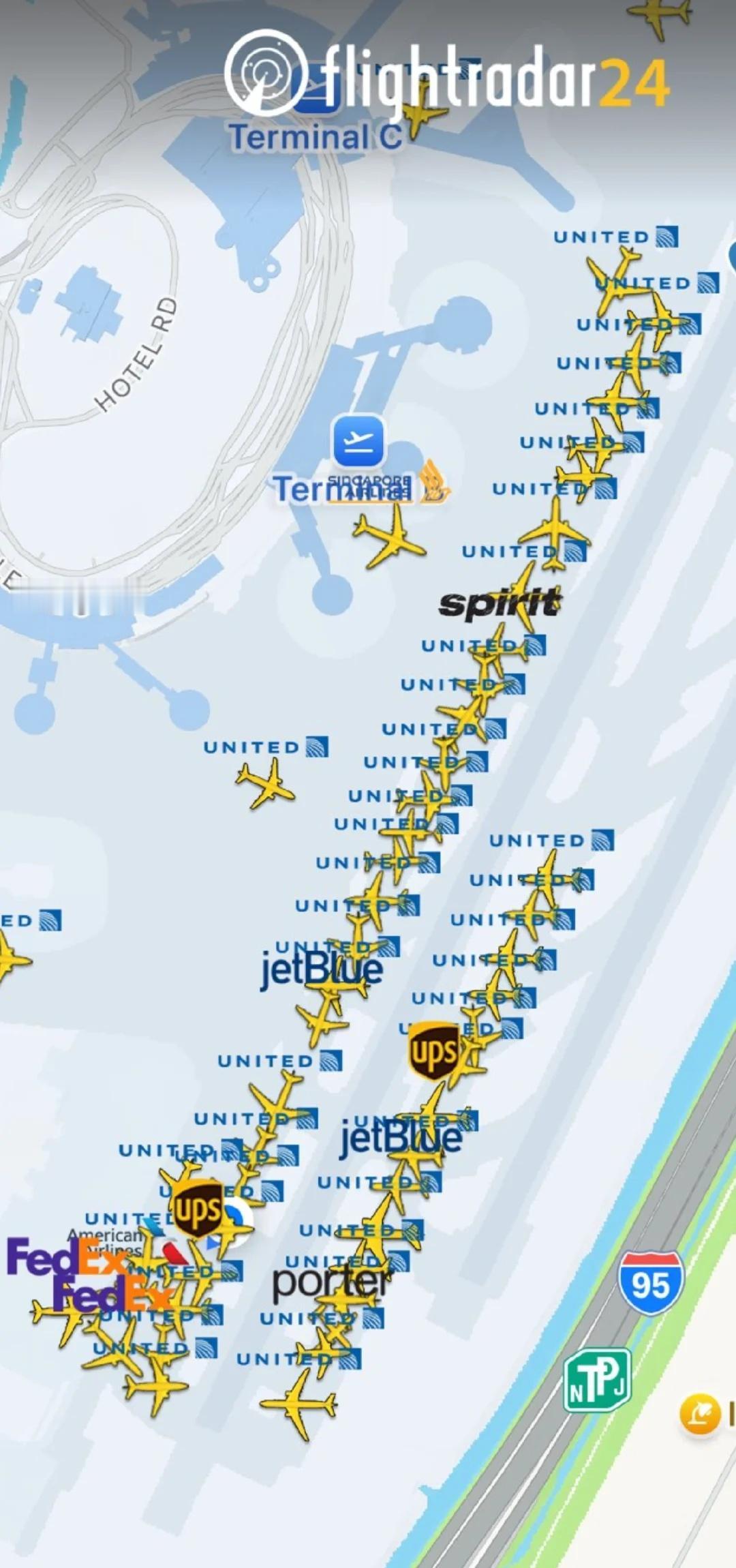 害怕，下周还能正常飞纽约吗
最近因为美国政府停摆空管员问题，美国的这几个主流hu