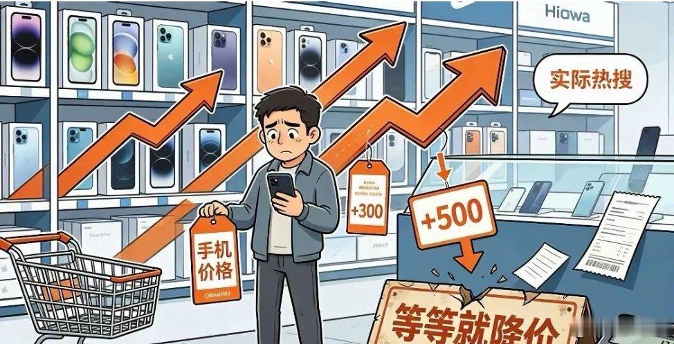 手机涨价何时是个头手机涨价何时是个头？“再等等就降价”，这次可能真不灵了以前买手