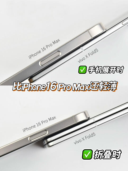 比iPhone16PM还轻薄的折叠机来了！
