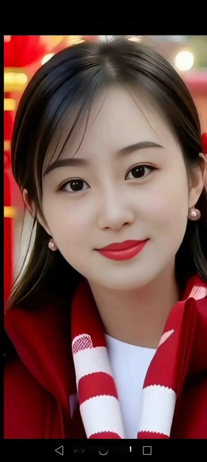 冬日暖阳下的甜美笑容😊