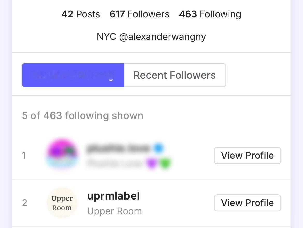 Alexander Wang的纽约总监最新关注中: uprmlabel 