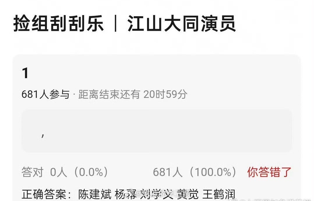 🍉江山大同 演员阵容陈建斌  杨幂  刘学义  黄觉  王鹤润 
