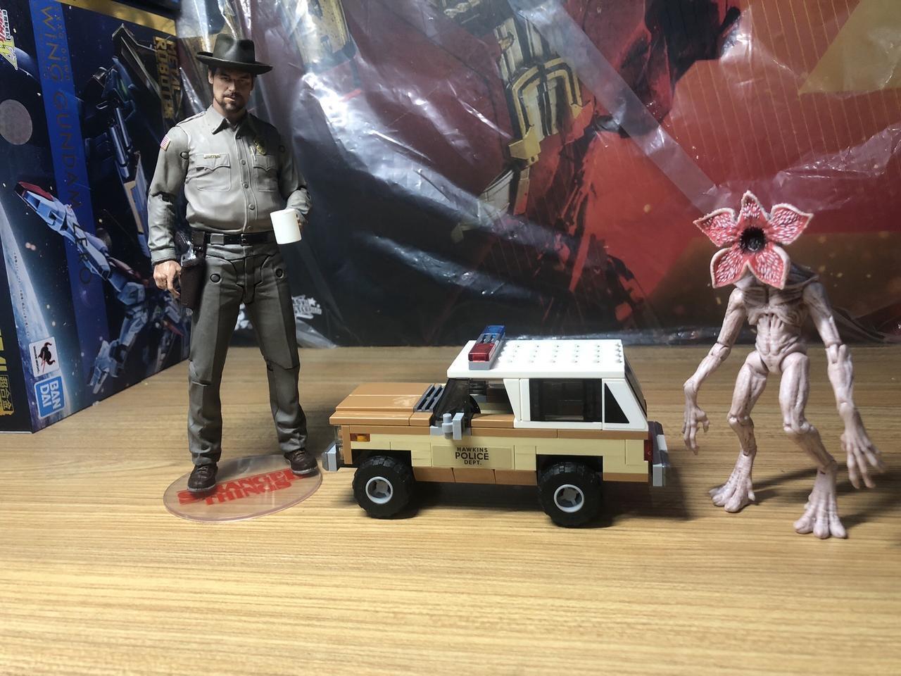 怪奇物语玩具三个。#玩具 #手办 #怪奇物语 #美剧 #乐高