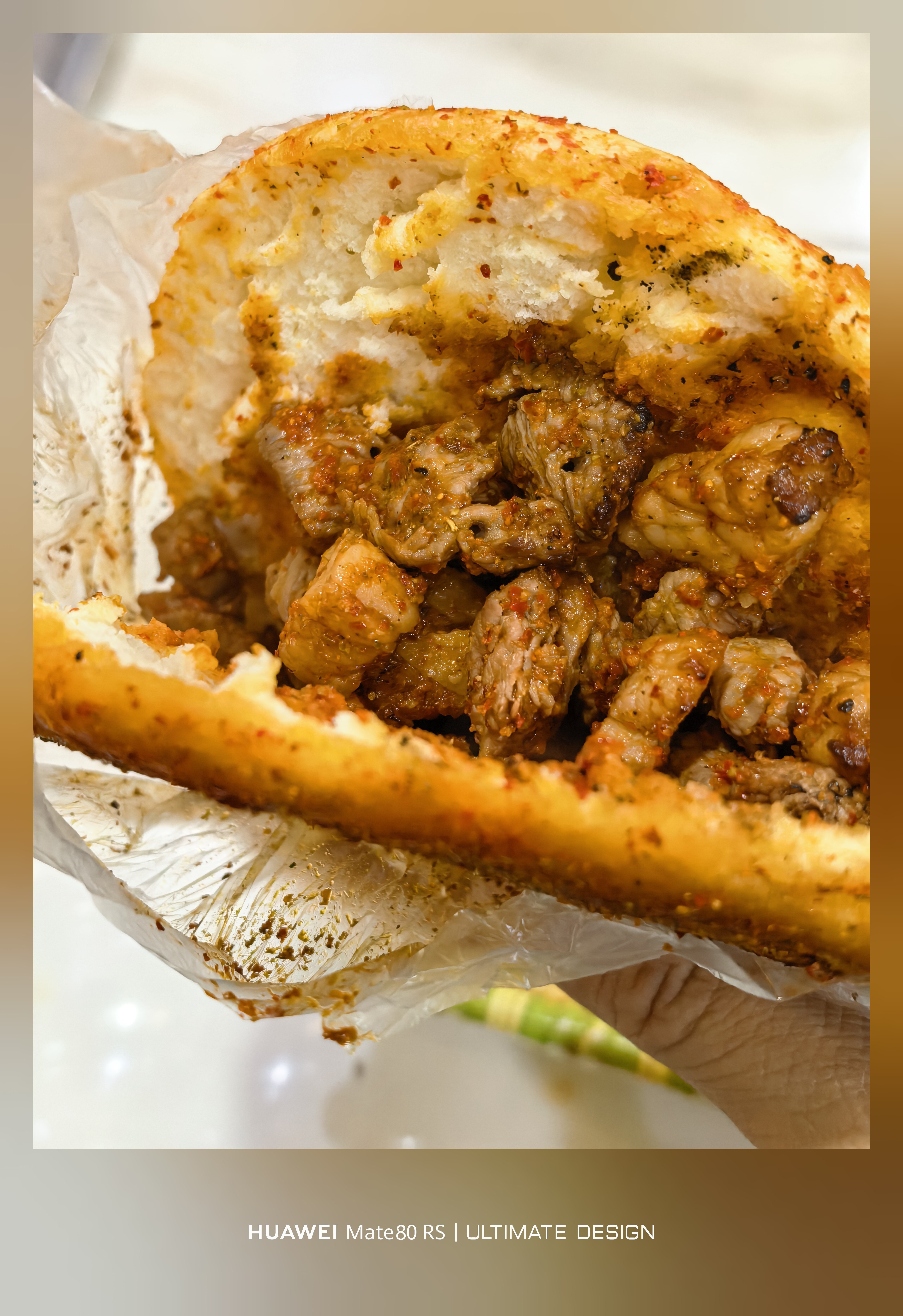 兰州的烤肉夹馍真真是一绝 