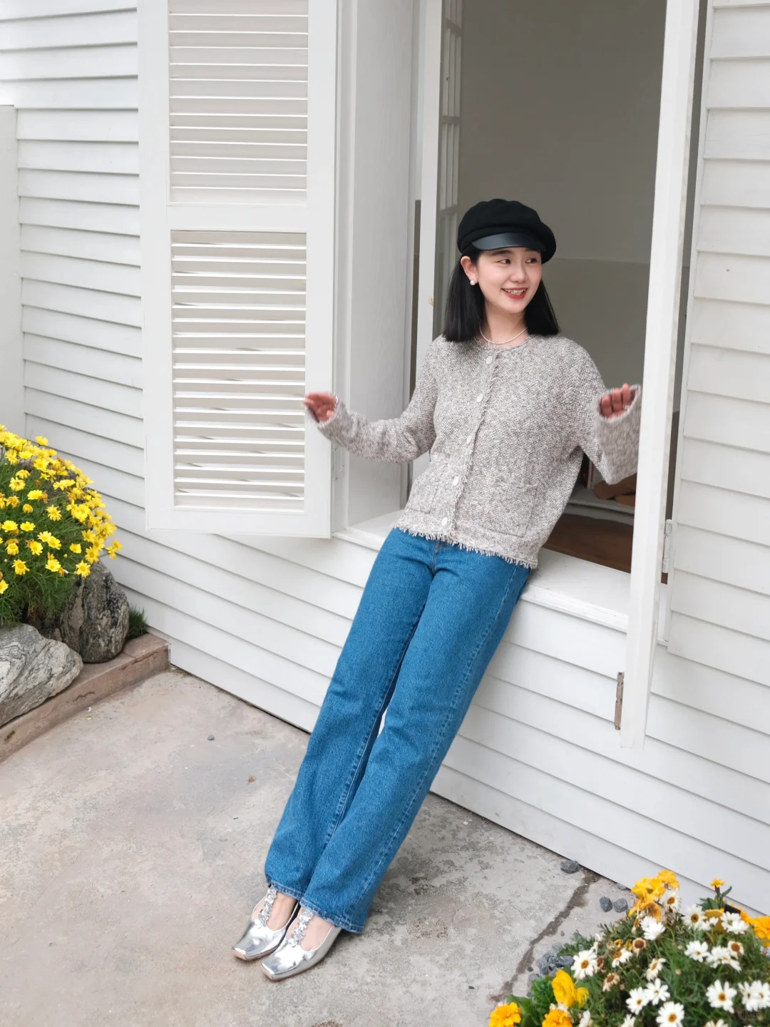 早春的明媚法式look