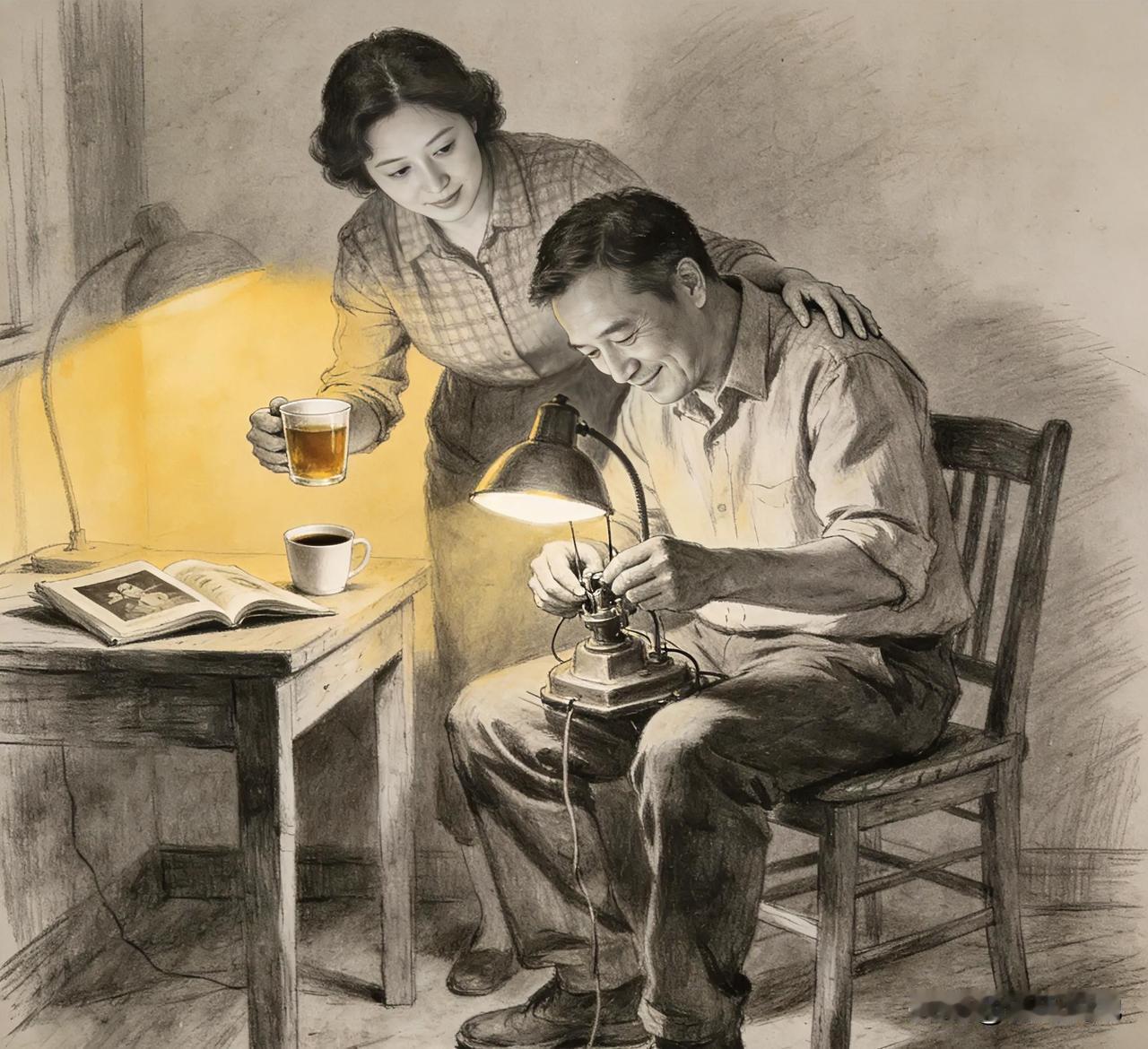 一位47岁的大哥说：
“夫妻过了这么多年，
互相体谅着点，
日子才能过得舒心。”