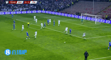 第78分钟，波黑在门前混战中扳平比分。 世界杯 波黑vs意大利 意大利国家队