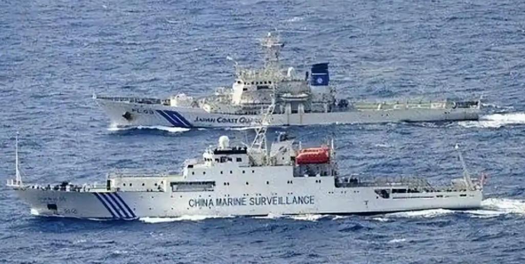 这次轮到中国自由航行了。

8月14日这天，中国海警局发了一条短消息，就两句话：