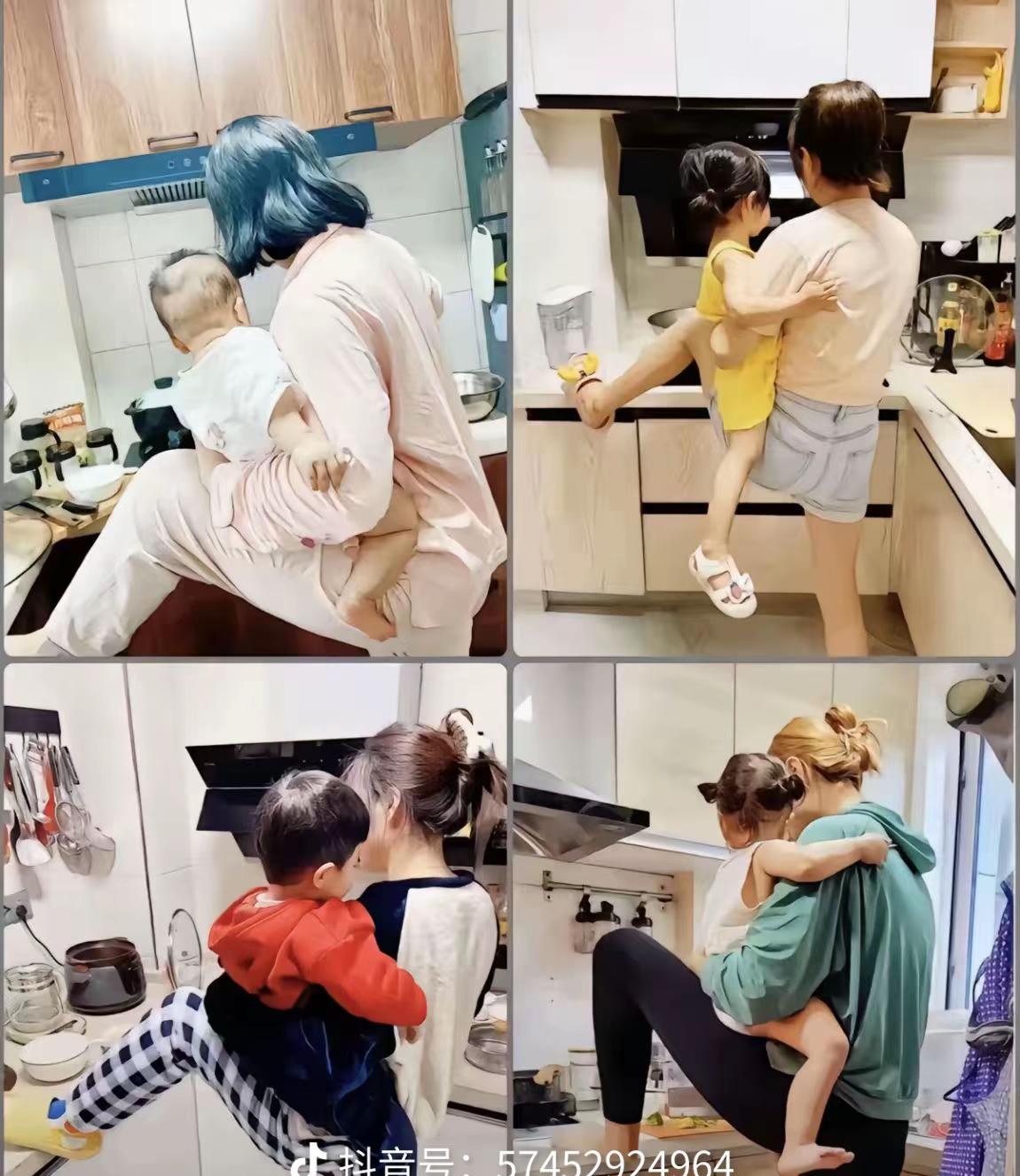 做饭时娃在脚边打转，手里的锅铲不敢停，回头一看他正摸灶台——不是不想放，是真不敢