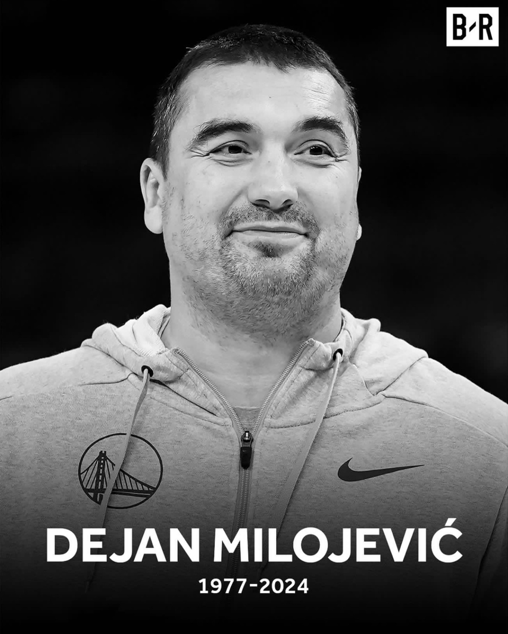 R.I.P.[蜡烛]据欧媒 Eurohoops 率先报道，经多方媒体、勇士官方证