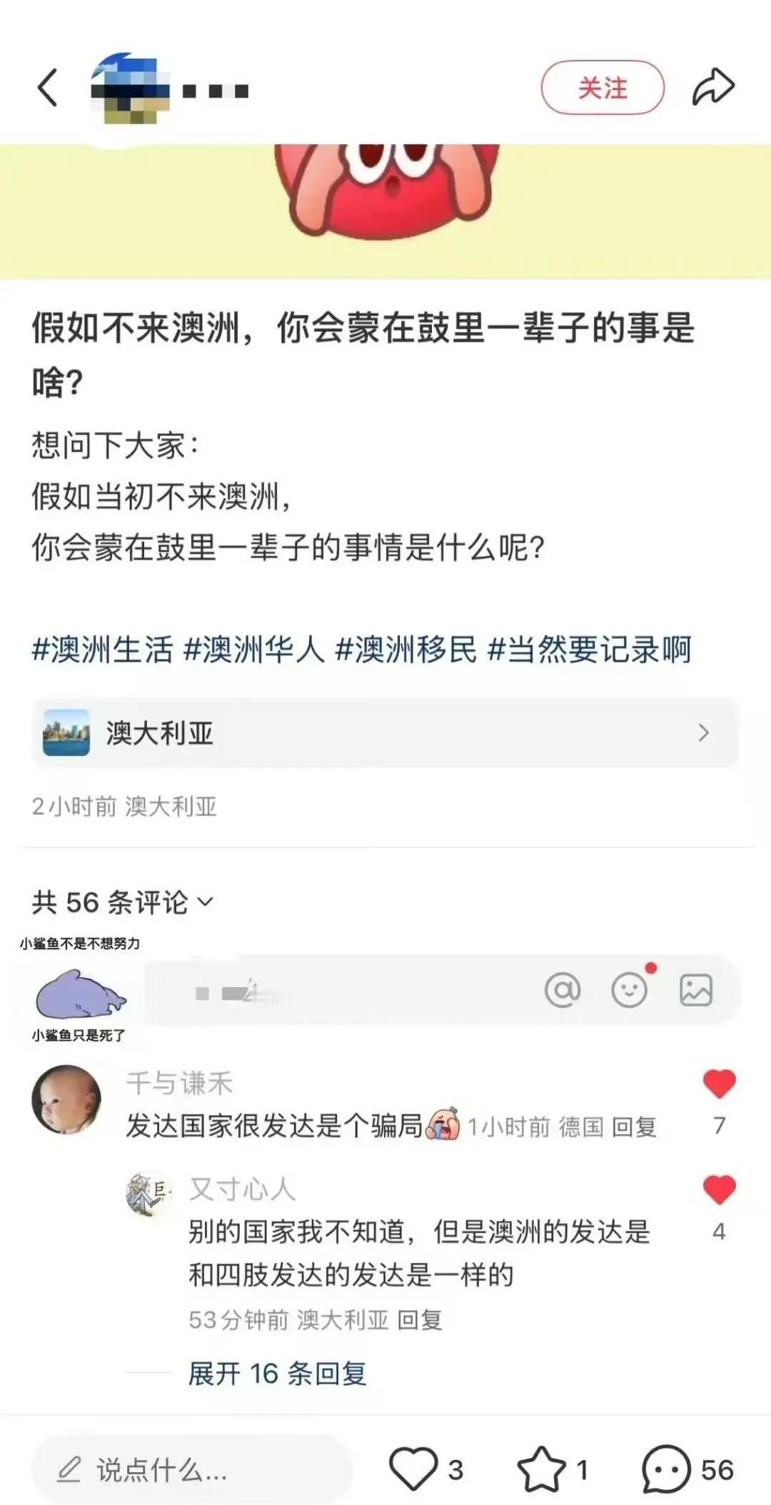 如果不来澳洲，一辈子蒙在鼓里的事会是什么？